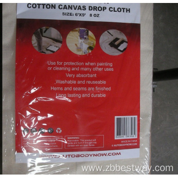 8 oz 6*9 cotton drop cloth